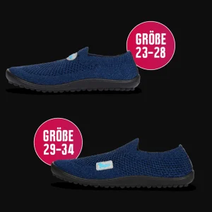 Kinder^leguano Leguanito Scio Kinder-Barfußschuhe Blue