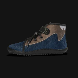 Kinder^leguano Leguanito Scippo Wasserabweisende Kinder-Barfußschuhe Blue